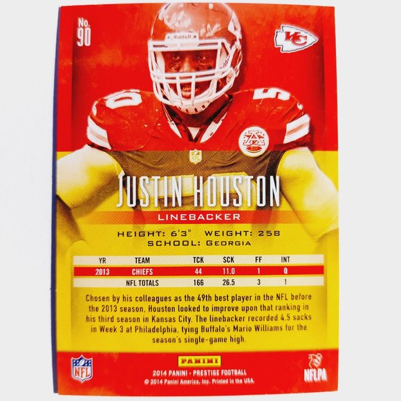 Kansas City Chiefs (Justin Houston) - FTBL [16_JH1] - Picture 3 of 3